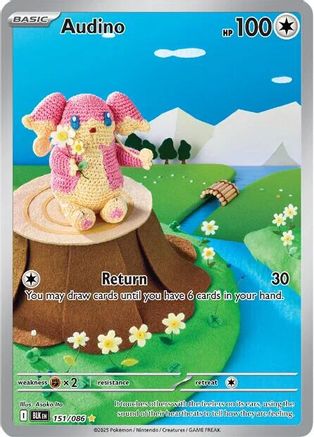 Audino (151/086) Holofoil [SV: Black Bolt]