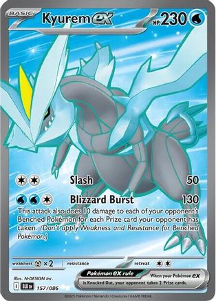 Kyurem ex (157/086) Holofoil [SV: Black Bolt]