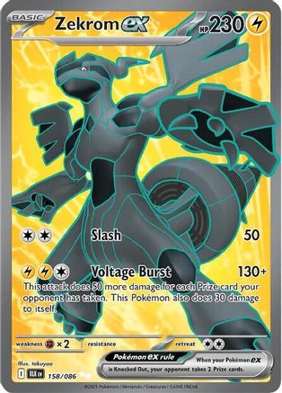 Zekrom ex (158/086) Holofoil [SV: Black Bolt]
