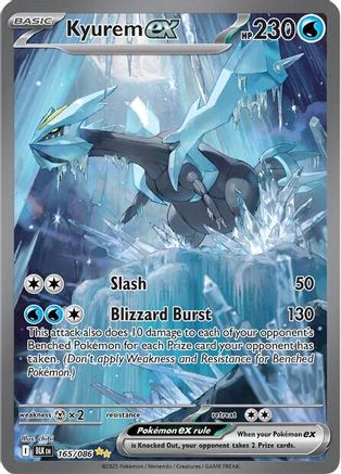Kyurem ex (165/086) Holofoil [SV: Black Bolt]