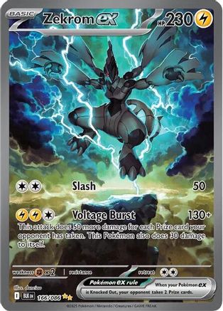 Zekrom ex (166/086) Holofoil [SV: Black Bolt]