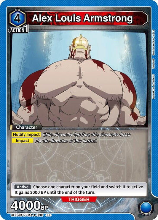 Alex Louis Armstrong (036) (UE09BT/FMA-1-036) (UE09BT: FULLMETAL ALCHEMIST)