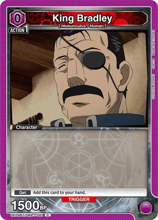 King Bradley (091) (Box Topper Foil) (UE09BT/FMA-1-091) (UE09BT: FULLMETAL ALCHEMIST)