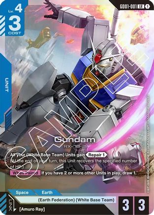 Gundam (GD01-001) Holofoil [Newtype Rising]