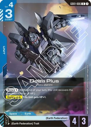 Delta Plus (GD01-006) Holofoil [Newtype Rising]