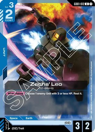 Zechs' Leo (GD01-012)  [Newtype Rising]