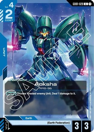 Anksha (GD01-020)  [Newtype Rising]