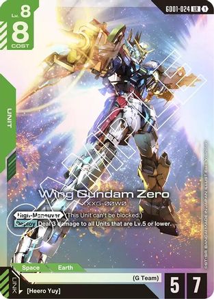 Wing Gundam Zero (GD01-024) Holofoil [Newtype Rising]