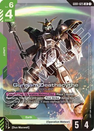 Gundam Deathscythe (GD01-025) Holofoil [Newtype Rising]