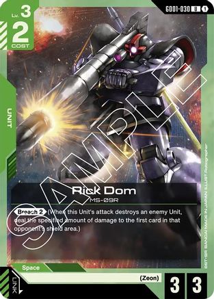 Rick Dom (GD01-030)  [Newtype Rising]