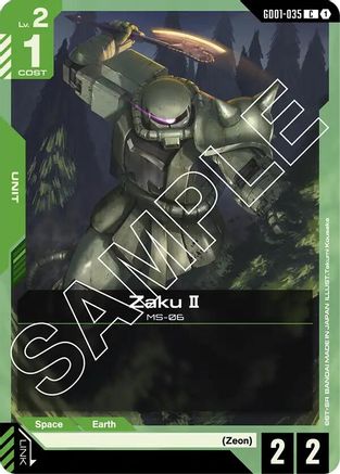 Zaku II (GD01-035)  [Newtype Rising]