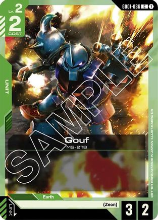 Gouf (GD01-036)  [Newtype Rising]