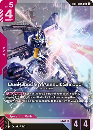 Duel Gundam (Assault Shroud) (GD01-045) Holofoil [Newtype Rising]