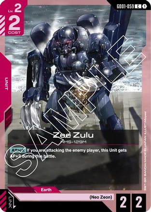 Zee Zulu (GD01-059)  [Newtype Rising]