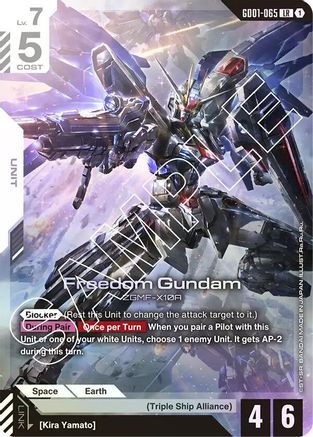 Freedom Gundam (GD01-065) Holofoil [Newtype Rising]