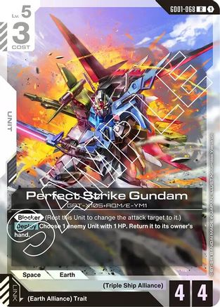Perfect Strike Gundam (GD01-068) Holofoil [Newtype Rising]