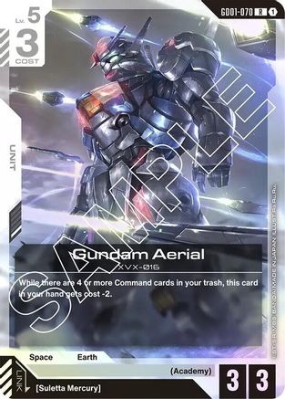 Gundam Aerial (GD01-070) Holofoil [Newtype Rising]