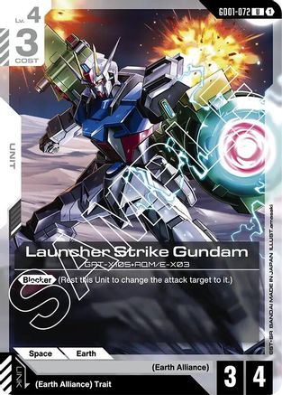Launcher Strike Gundam (GD01-072)  [Newtype Rising]
