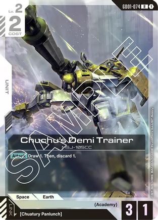Chuchu's Demi Trainer (GD01-074) Holofoil [Newtype Rising]