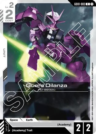 Guel's Dilanza (GD01-083)  [Newtype Rising]