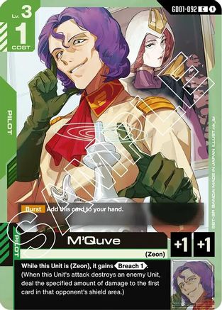 M'Quve (GD01-092)  [Newtype Rising]