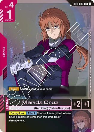 Marida Cruz (GD01-093) Holofoil [Newtype Rising]