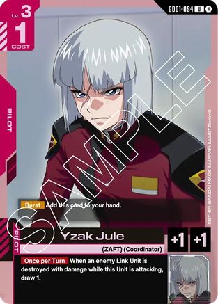 Yzak Jule (GD01-094)  [Newtype Rising]