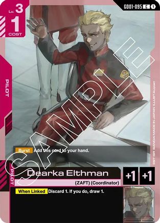 Dearka Elthman (GD01-095)  [Newtype Rising]