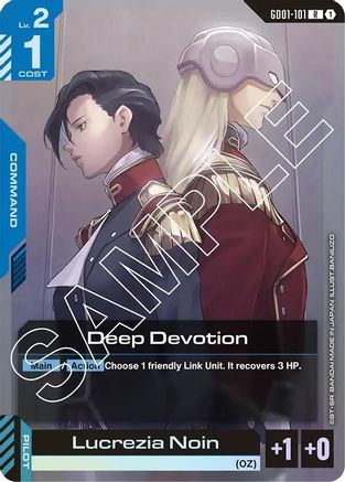 Deep Devotion (GD01-101) Holofoil [Newtype Rising]