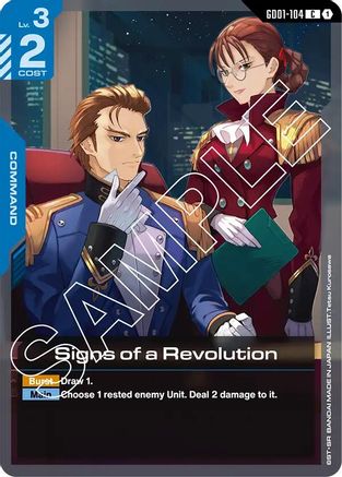 Signs of a Revolution (GD01-104)  [Newtype Rising]