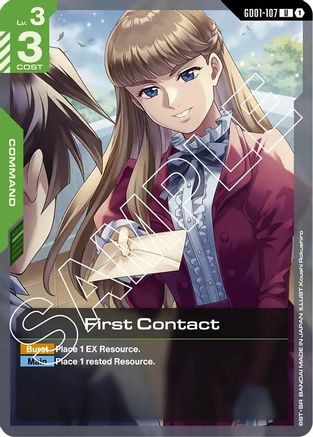 First Contact (GD01-107)  [Newtype Rising]