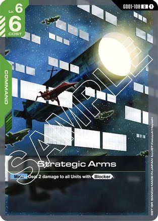 Strategic Arms (GD01-108)  [Newtype Rising]