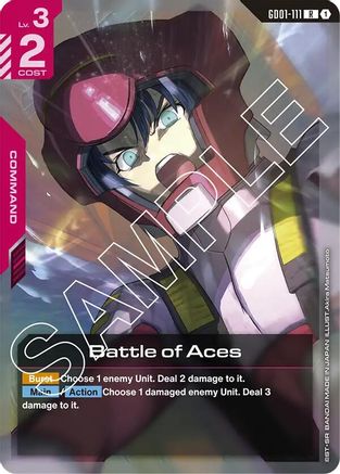 Battle of Aces (GD01-111) Holofoil [Newtype Rising]
