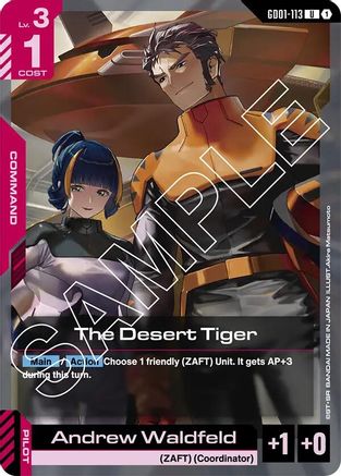 The Desert Tiger (GD01-113)  [Newtype Rising]