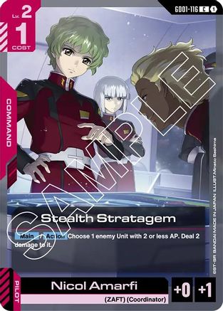Stealth Stratagem (GD01-116)  [Newtype Rising]