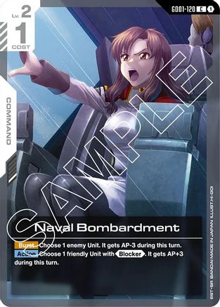 Naval Bombardment (GD01-120)  [Newtype Rising]