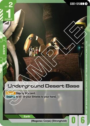 Underground Desert Base (GD01-126)  [Newtype Rising]