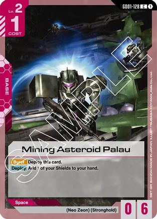 Mining Asteroid Palau (GD01-128)  [Newtype Rising]