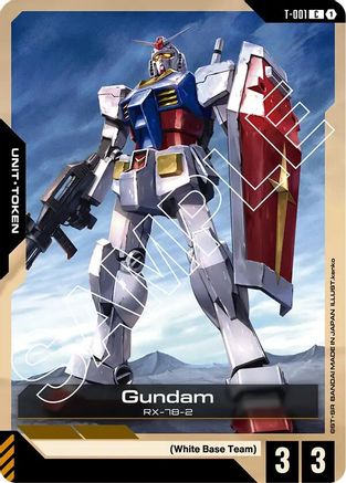 Gundam (T-001) Token (T-001)  [Newtype Rising]