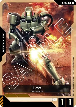 Leo (T-004) Token (T-004)  [Newtype Rising]