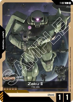 Zaku II (T-007) Token (T-007)  [Newtype Rising]