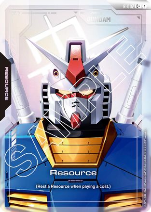 Resource (R-002) (C+) (R-002) Holofoil [Newtype Rising]