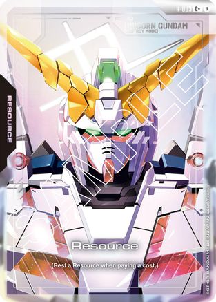 Resource (R-003) (C+) (R-003) Holofoil [Newtype Rising]