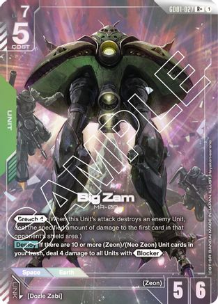 Big Zam (R+) (GD01-027) Holofoil [Newtype Rising]