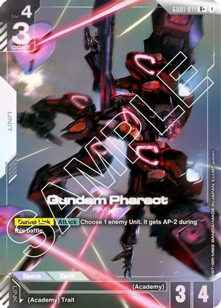 Gundam Pharact (R+) (GD01-071) Holofoil [Newtype Rising]