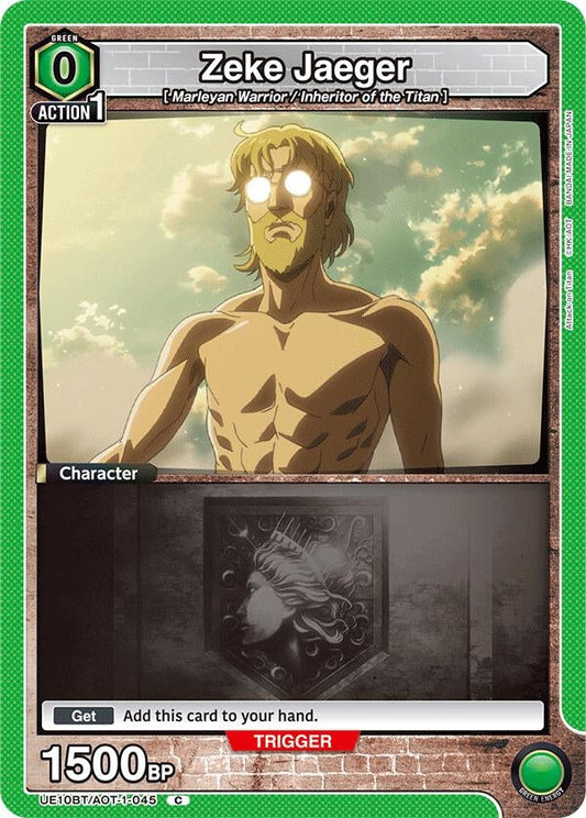 Zeke Jaeger (045) (UE10BT/AOT-1-045) (UE10BT: Attack on Titan)