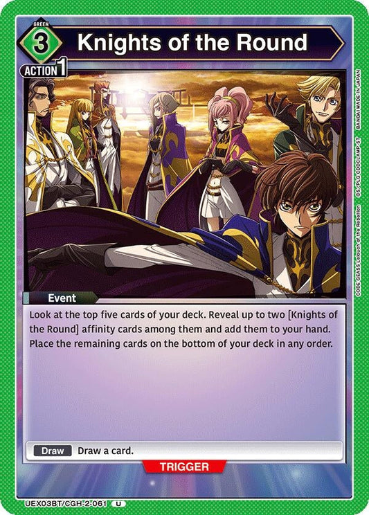 Knights of the Round (UEX03BT/CGH-2-061) (UEX03BT: CODE GEASS: Lelouch of the Rebellion Vol.2)