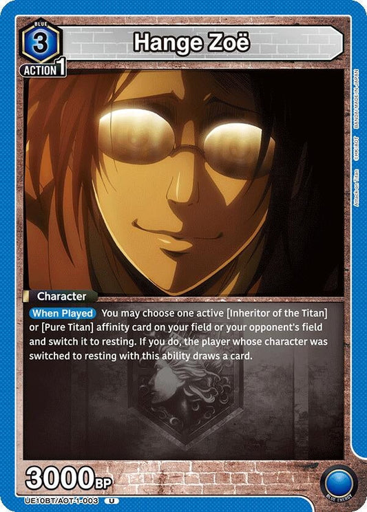 Hange Zoe (003) (UE10BT/AOT-1-003) (UE10BT: Attack on Titan)