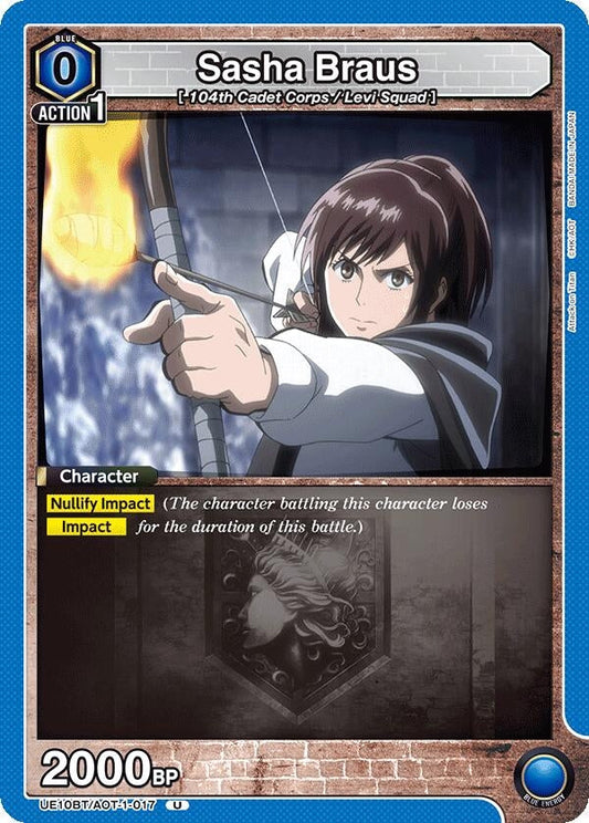 Sasha Braus (017) (UE10BT/AOT-1-017) (UE10BT: Attack on Titan)