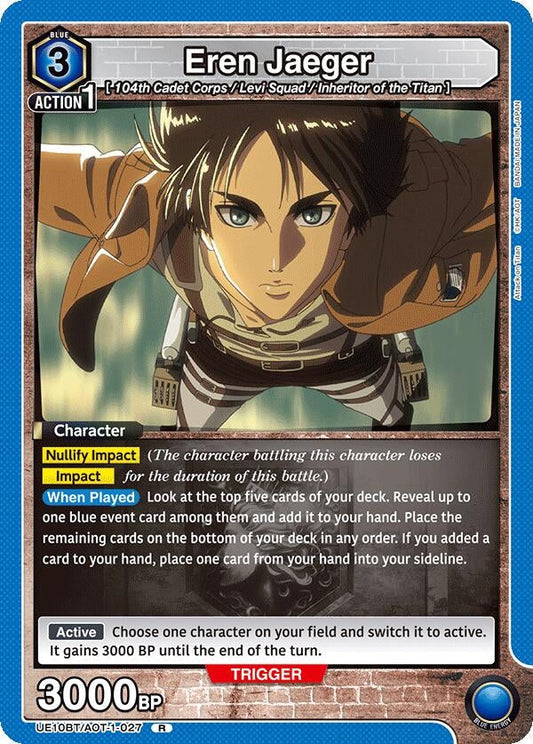 Eren Jaeger (027) (UE10BT/AOT-1-027) (UE10BT: Attack on Titan)